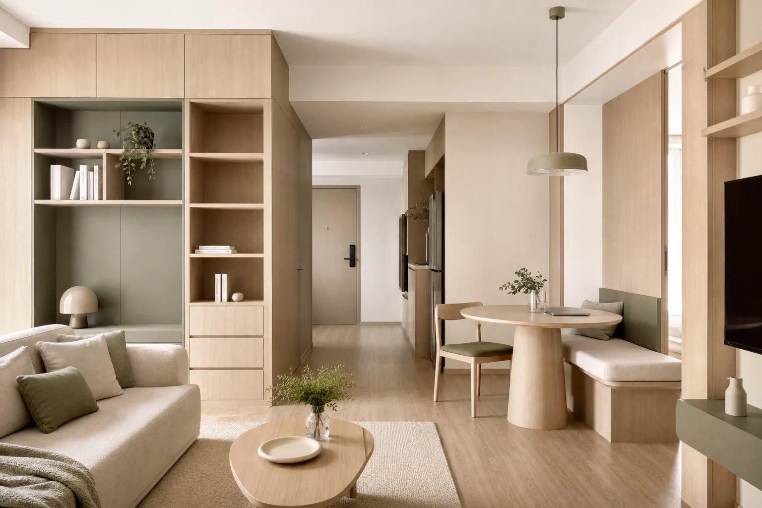 คอนโด Minimal Living ตัวอย่างงานออกแบบตกแต่งภายใน