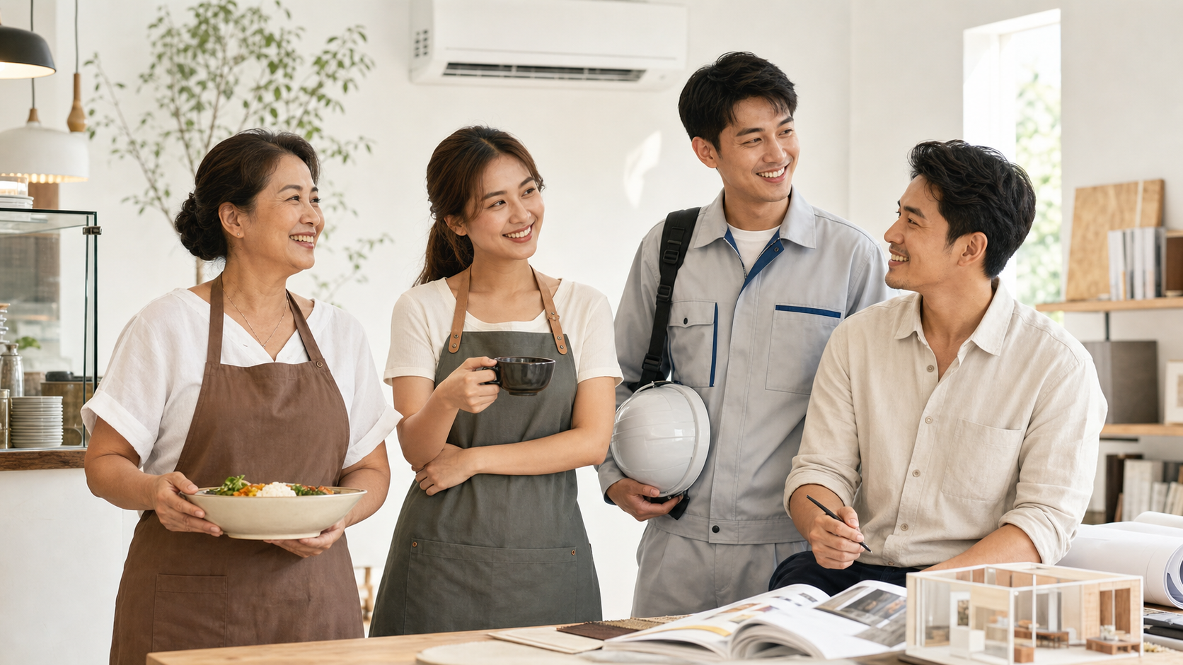 เจ้าของธุรกิจร้านอาหาร คาเฟ่ บริการล้างแอร์ และออกแบบภายใน